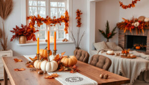 Herbstdeko: Kreative Ideen für Tisch, Fenster und Wohnzimmer